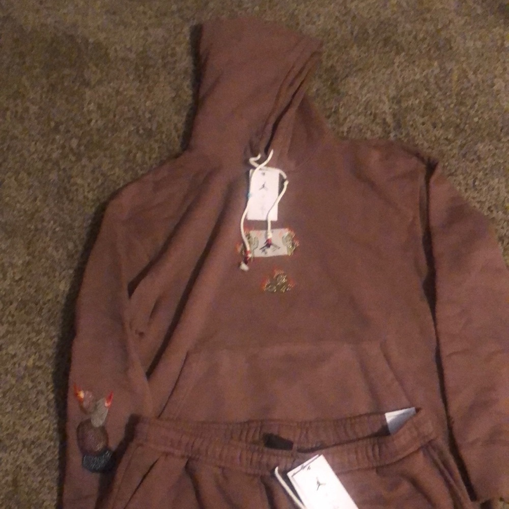 Jordan Travis Scott Cactus Hoodie 2XL and Pants 2XL. One in the world set